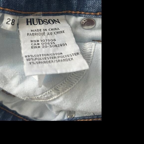 Hudson Women's Natalie Mid-Rise Ankle Skinny Jeans Size 28 Style NWMA409ZPZ - Picture 12 of 12